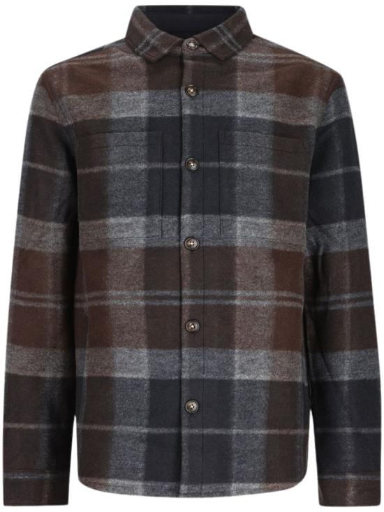 26FW 바버 셔츠 MOS0511TN38 Brown