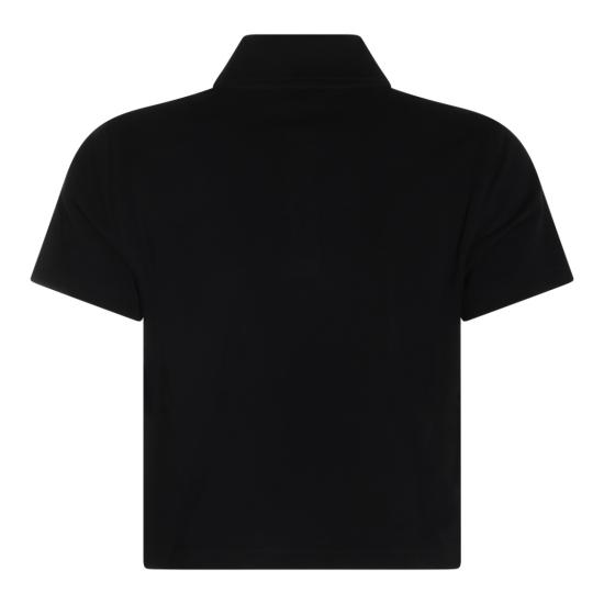 26FW 생로랑 카라 폴로 셔츠 A003I4Y38EK1000 Black - SAINT LAURENT