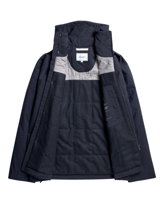 26FW 노스프로젝트 자켓 파카 임보티토 헤르루프 알피닉스 스마트 메리노 블루 - NORSE PROJECTS