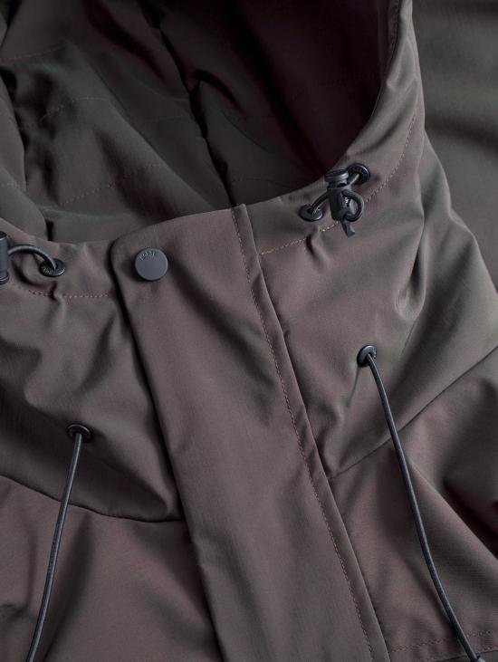 26FW 노스프로젝트 자켓 임보티토 파카 Herluf Alpinix Smart Merino Marrone - NORSE PROJECTS