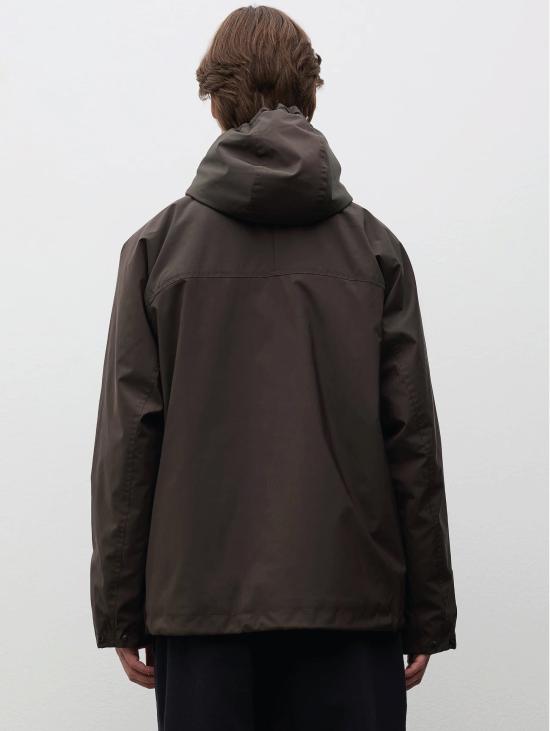 26FW 노스프로젝트 자켓 임보티토 파카 Herluf Alpinix Smart Merino Marrone - NORSE PROJECTS