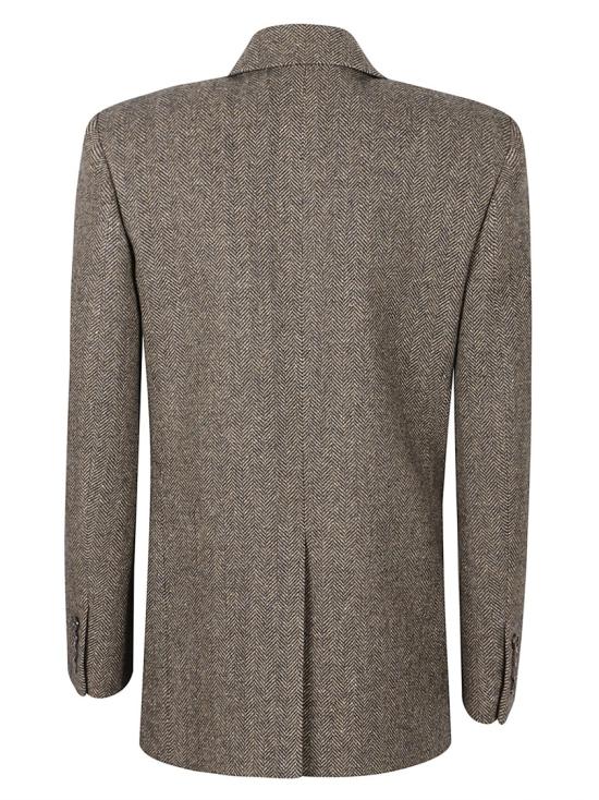 26FW 생로랑 자켓 859880Y3L222012 Grey - SAINT LAURENT