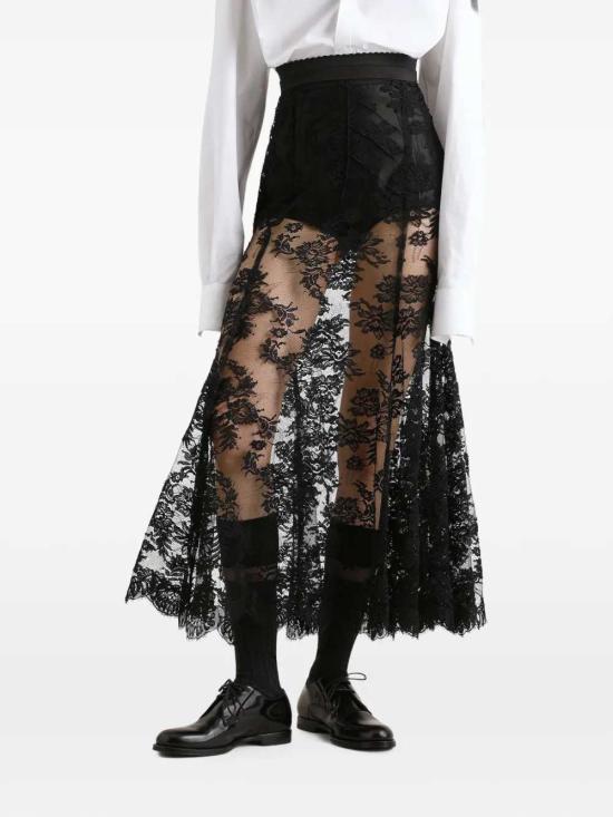 26FW 돌체앤가바나 스커트 F4C0UTILMA8 N0000 NERO - DOLCE & GABBANA