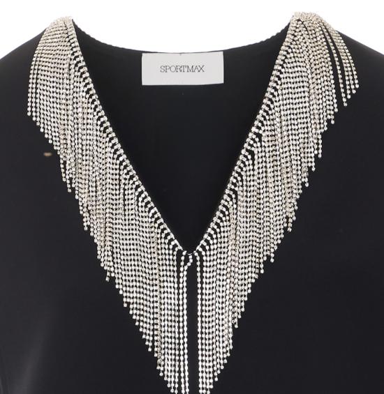 26FW 스포트막스 긴팔 티셔츠 2622166031600 SPXFAGLIA 003 BLACK - SPORTMAX