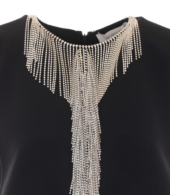 26FW 스포트막스 미디 원피스 2622226081600 SPXFESTOSO 003 BLACK - SPORTMAX