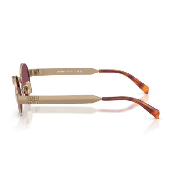 26SS 미우미우 선글라스 1AE35I60A Gold - MIU MIU
