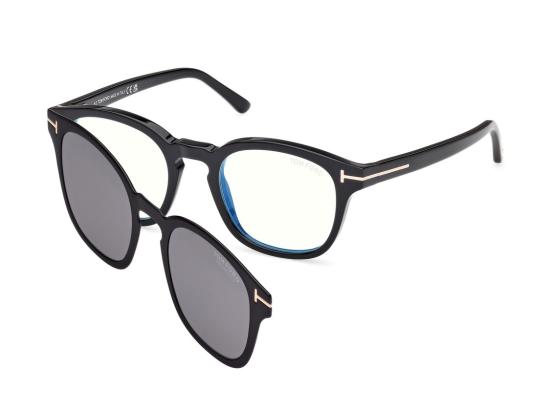 26SS 톰포드 선글라스 블랙 Ft5532-B 클립형 사각 안경 - TOMFORD