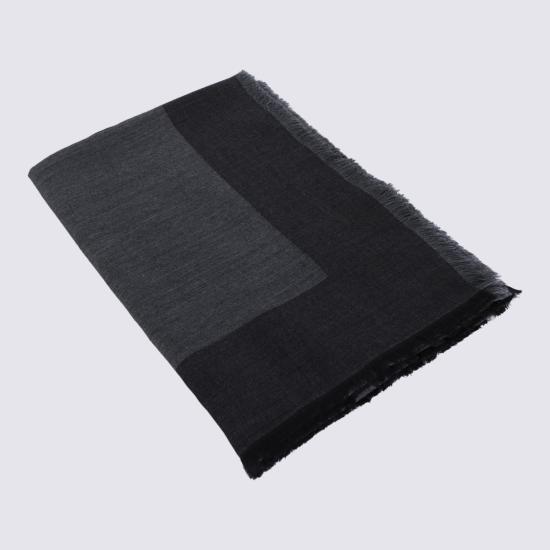26FW 생로랑 머플러/스카프 8733763YU531160 Black - SAINT LAURENT