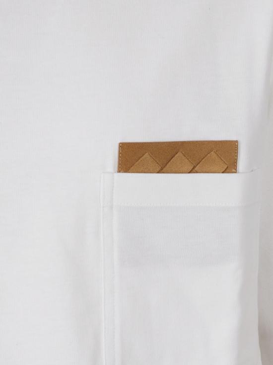 26FW 보테가베네타 반팔 티셔츠 838924V4N509000 White - BOTTEGA VENETA