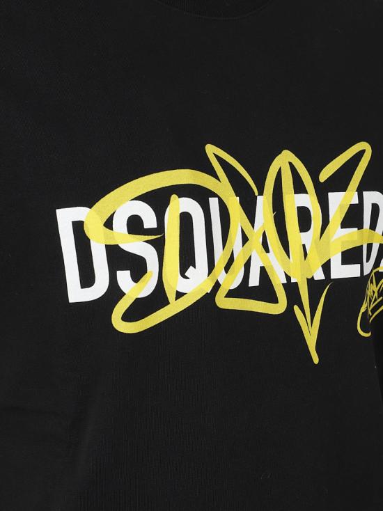 26FW 디스퀘어드2 반팔 티셔츠 S74GD1580D20106900 Black - DSQUARED2