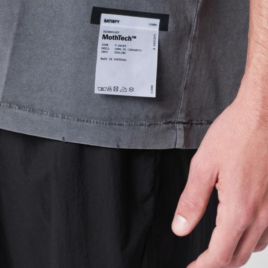 26FW 새티스파이 모스테크 티셔츠 11006CO Black - SATISFY