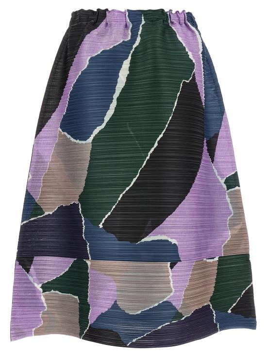 26FW 플리츠플리즈 미디 스커트 PP68JG69681 Multicolor - PLEATS PLEASE