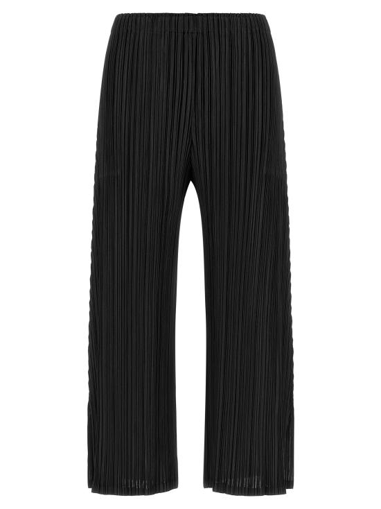 26FW 플리츠플리즈 스트레이트 팬츠 PP68JF28315 Black