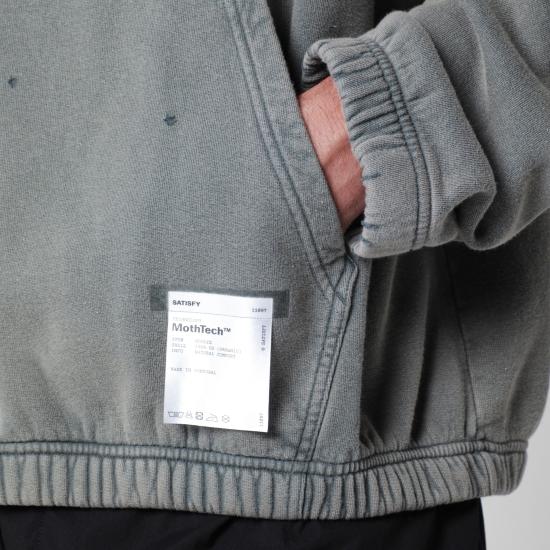 26FW 새티스파이 후드 티셔츠 11097CO Grey - SATISFY