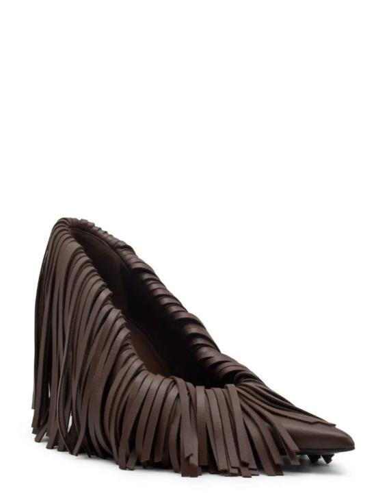 26FW 지아 보르기니 힐/펌프스 AMELIAFRINGES 4710TIRAMISU BROWN - GIA BORGHINI