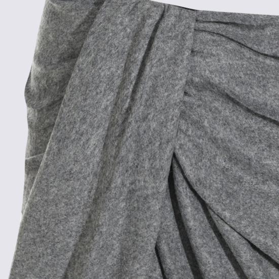 26FW 이자벨마랑에뚜왈 미디 스커트 26AJU0018FB D3K05E02GY GREY - ISABEL MARANT ETOILE