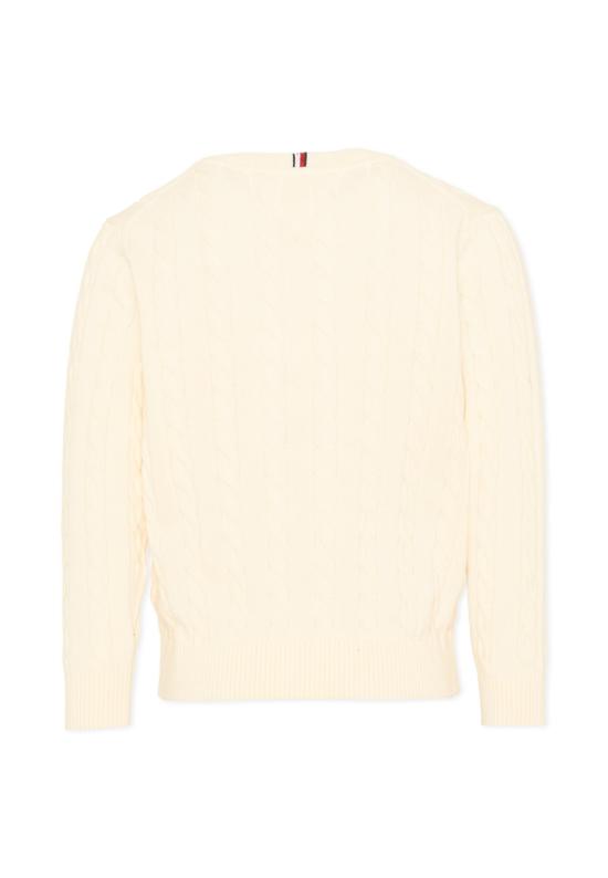 26SS [키즈] 타미힐피거 니트/스웻셔츠 KB0KB09753 Z00 IVORY - TOMMY HILFIGER