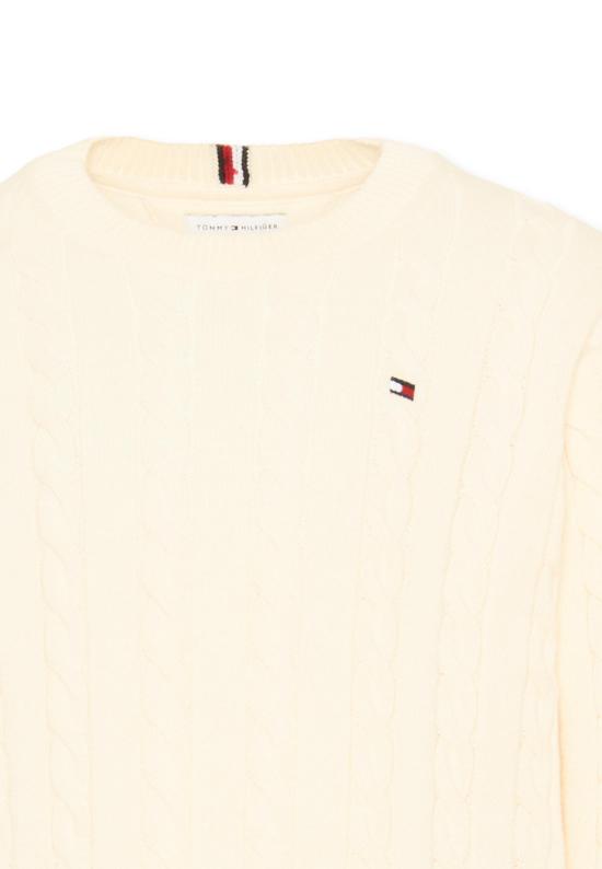 26SS [키즈] 타미힐피거 니트/스웻셔츠 KB0KB09753 Z00 IVORY - TOMMY HILFIGER