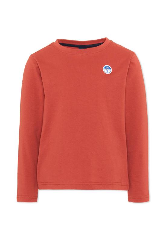 26FW [키즈] 노스세일스 티셔츠 NBA26089TS TANDOORI SPICE RED