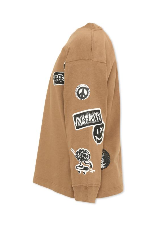 25FW [키즈] 몰로 티셔츠 1W25A407 5519 BROWN - MOLO