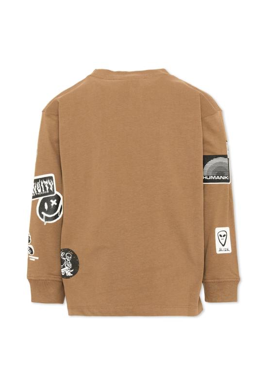 25FW [키즈] 몰로 티셔츠 1W25A407 5519 BROWN - MOLO