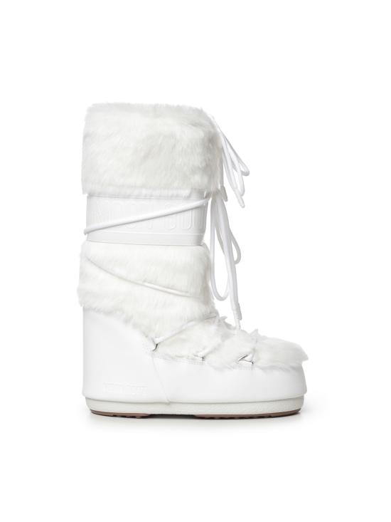 26FW 문부츠 MB 아이콘 폭스 퍼 부츠 80D1408900 A002 OPTIC WHITE
