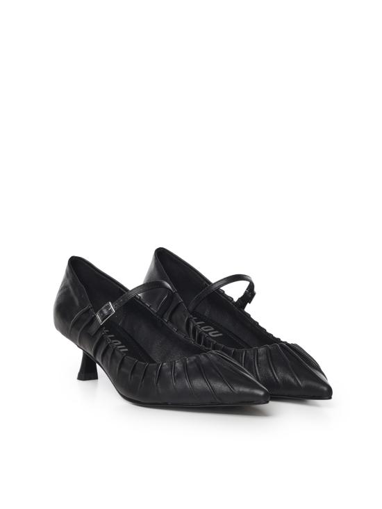 26FW 비비루 플랫 슈즈 670Z10VK NEGRO BLACK - BIBILOU