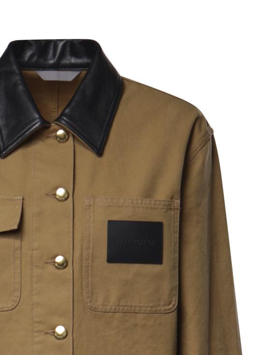 26FW 발렌시아가 크롭 워크웨어 재킷 A0029P TRP159501 BEIGE - BALENCIAGA