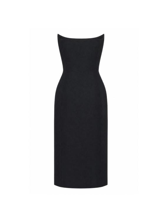 26FW 발렌시아가 미디 원피스 A009PQ TUQ031000 BLACK - BALENCIAGA