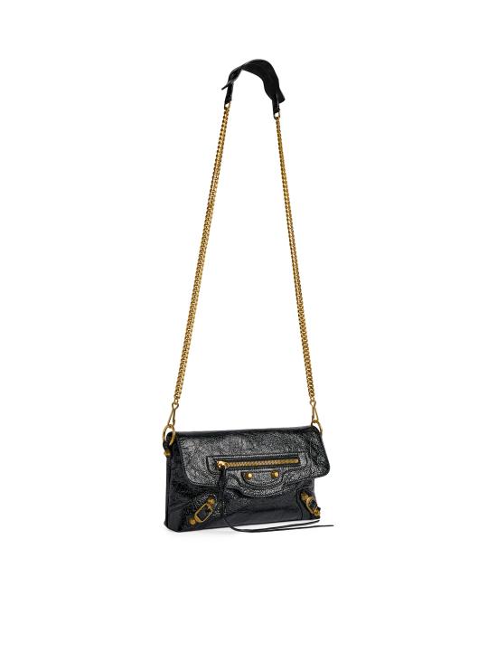26FW 발렌시아가 르 시티 체인 파우치 아레나 레더 백 A006QB 2ACR61000 BLACK - BALENCIAGA