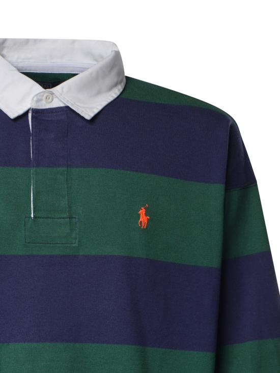 26FW 폴로 랄프로렌 폴로 티셔츠 710B26240 002 GREEN BLUE - POLO RALPH LAUREN