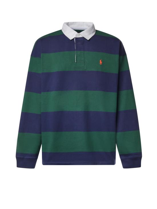 26FW 폴로 랄프로렌 폴로 티셔츠 710B26240 002 GREEN BLUE