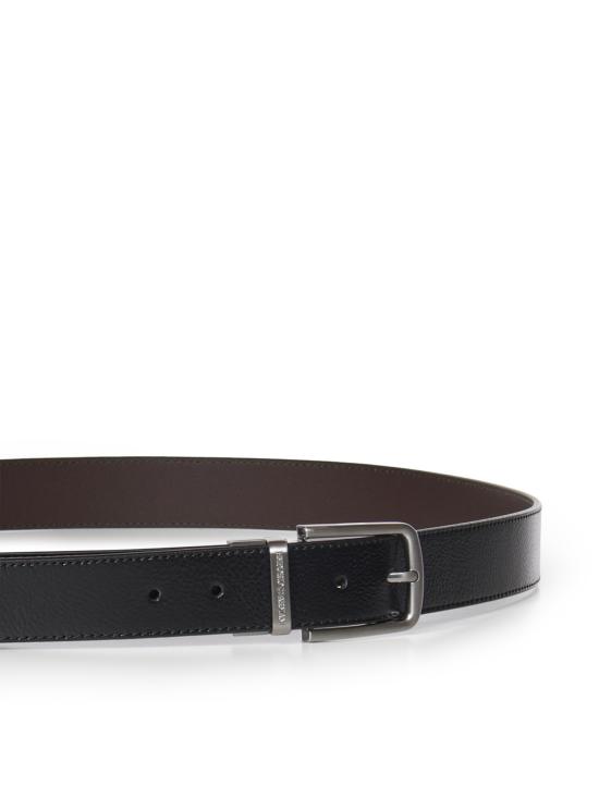26FW 엠포리오 아르마니 벨트 EM007172 AF29130MC593 BLACK DARK BROWN - EMPORIO ARMANI