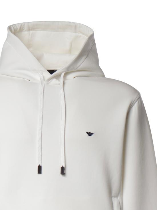 26FW 엠포리오 아르마니 후드 티셔츠 EM004531 AF10013U0003 WHITE - EMPORIO ARMANI