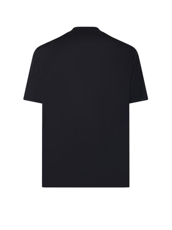 26FW 엠포리오 아르마니 반팔 티셔츠 EM006779 AF28078UC001 BLACK - EMPORIO ARMANI