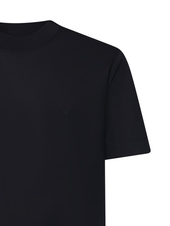 26FW 엠포리오 아르마니 반팔 티셔츠 EM006779 AF28078UC001 BLACK - EMPORIO ARMANI