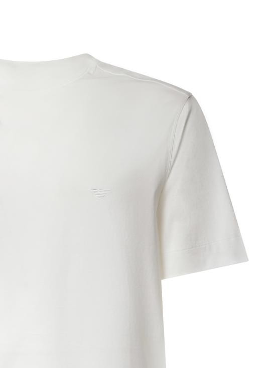 26FW 엠포리오 아르마니 반팔 티셔츠 EM006779 AF28078U0003 WHITE - EMPORIO ARMANI