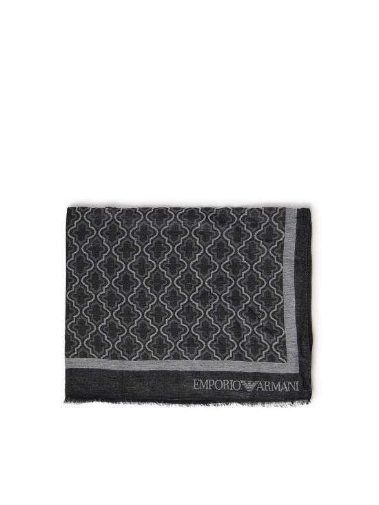 26FW 엠포리오 아르마니 머플러/스카프 EM007073 AF28991FC026 BLACK