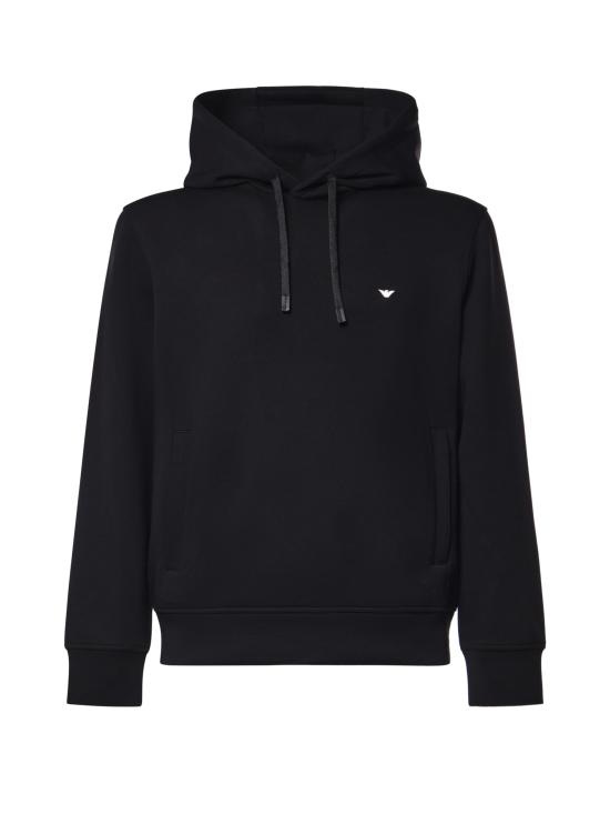 26FW 엠포리오 아르마니 후드 티셔츠 EM004531 AF10013UC001 BLACK
