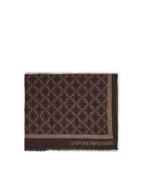 26FW 엠포리오 아르마니 머플러/스카프 EM007073 AF28991F6100 BROWN