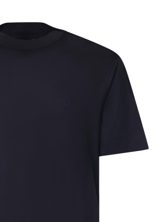 26FW 엠포리오 아르마니 반팔 티셔츠 EM006779 AF28078UB118 BLUE - EMPORIO ARMANI