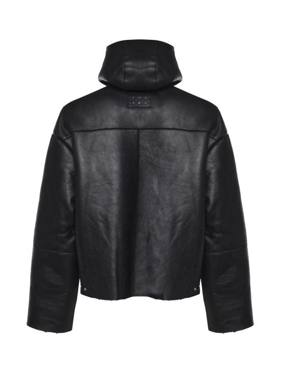 26FW 엘리엇에밀 가죽 자켓 AW26M02187 BLK01 BLACK - HELIOT EMIL