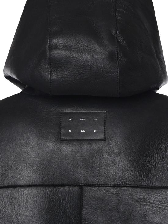 26FW 엘리엇에밀 가죽 자켓 AW26M02187 BLK01 BLACK - HELIOT EMIL