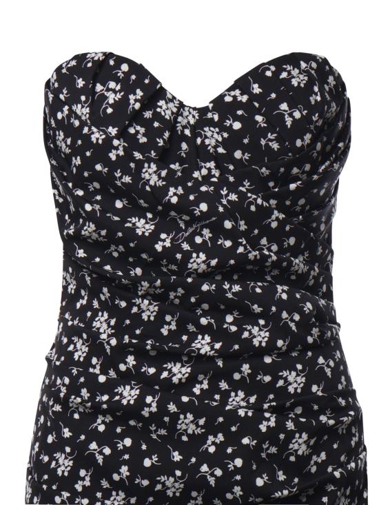 26FW 돌체앤가바나 미디 원피스 F633DT FSAGUHN6JU BLACK - DOLCE & GABBANA