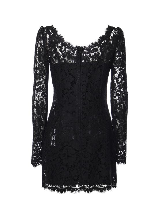 26FW 돌체앤가바나 숏 원피스 F632IT HLM5EN0000 BLACK - DOLCE & GABBANA