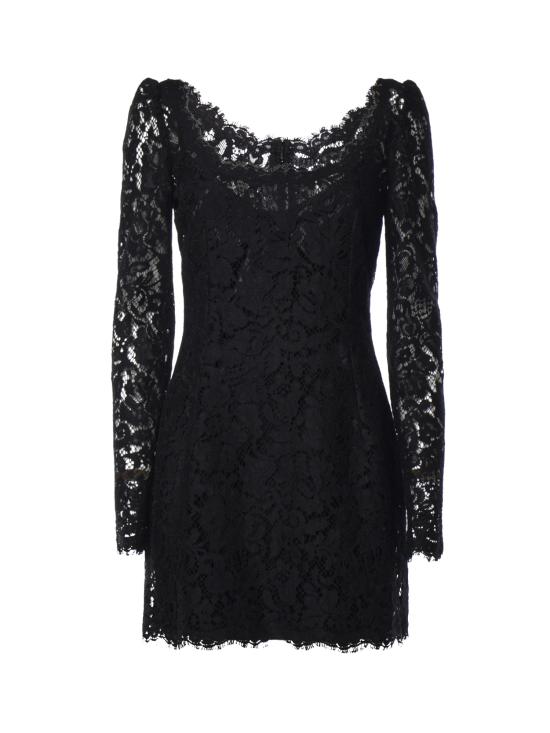 26FW 돌체앤가바나 숏 원피스 F632IT HLM5EN0000 BLACK