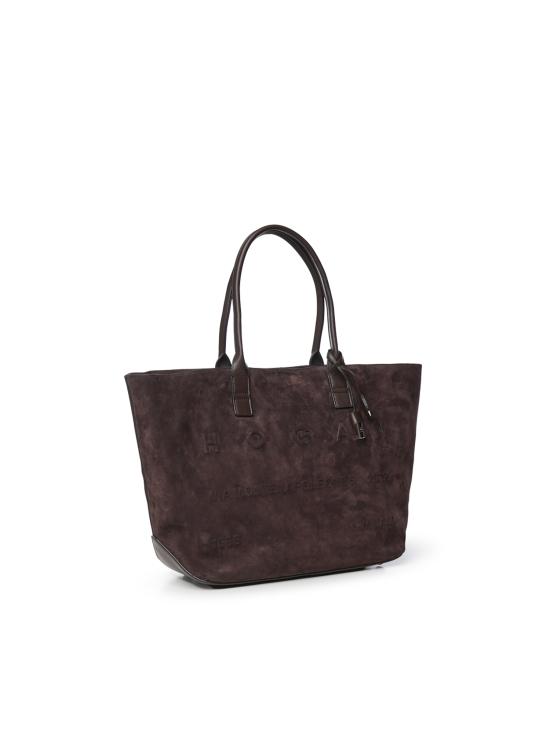 26FW 호간 토트백 KBW01TA3300UGM S808 BROWN - HOGAN