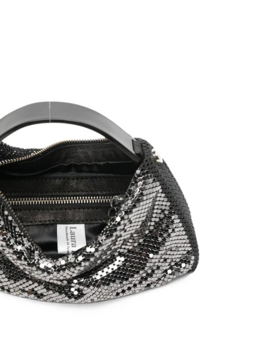 26FW 로라 비 클러치/파우치 LAVINIA GNMTL GUNMETAL BLACK - LAURA B