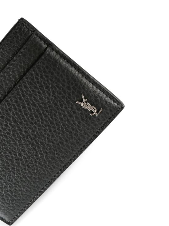 26FW 생로랑 타이니 카산드라 카드 케이스 그레인드 레더 847951 AAELP1000 NERO - SAINT LAURENT