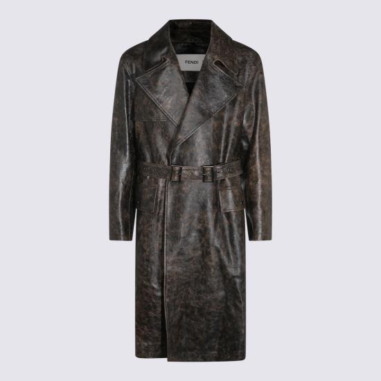 26FW 펜디 코트 FPJ165 B1OPF0TU7 EBONY